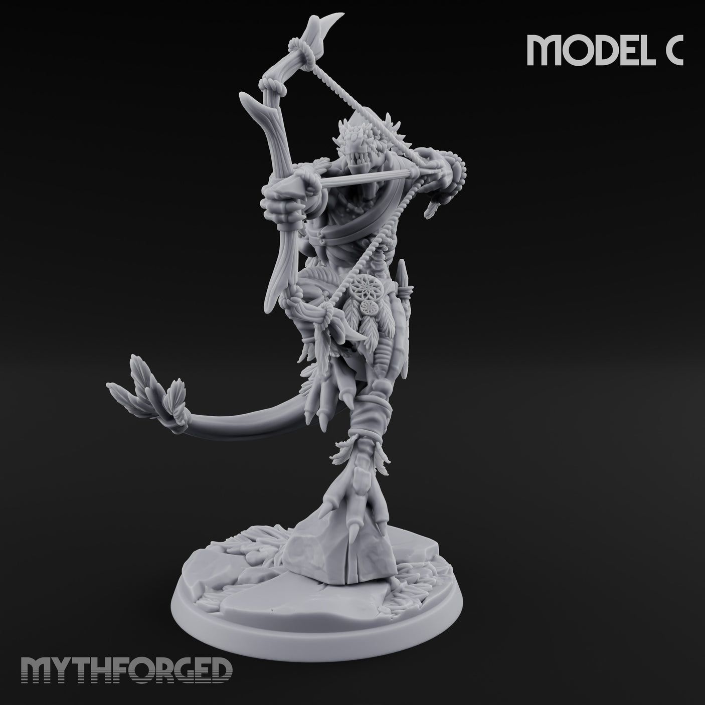 Arrow Nocking Lizardfolk Archer C gallery 2