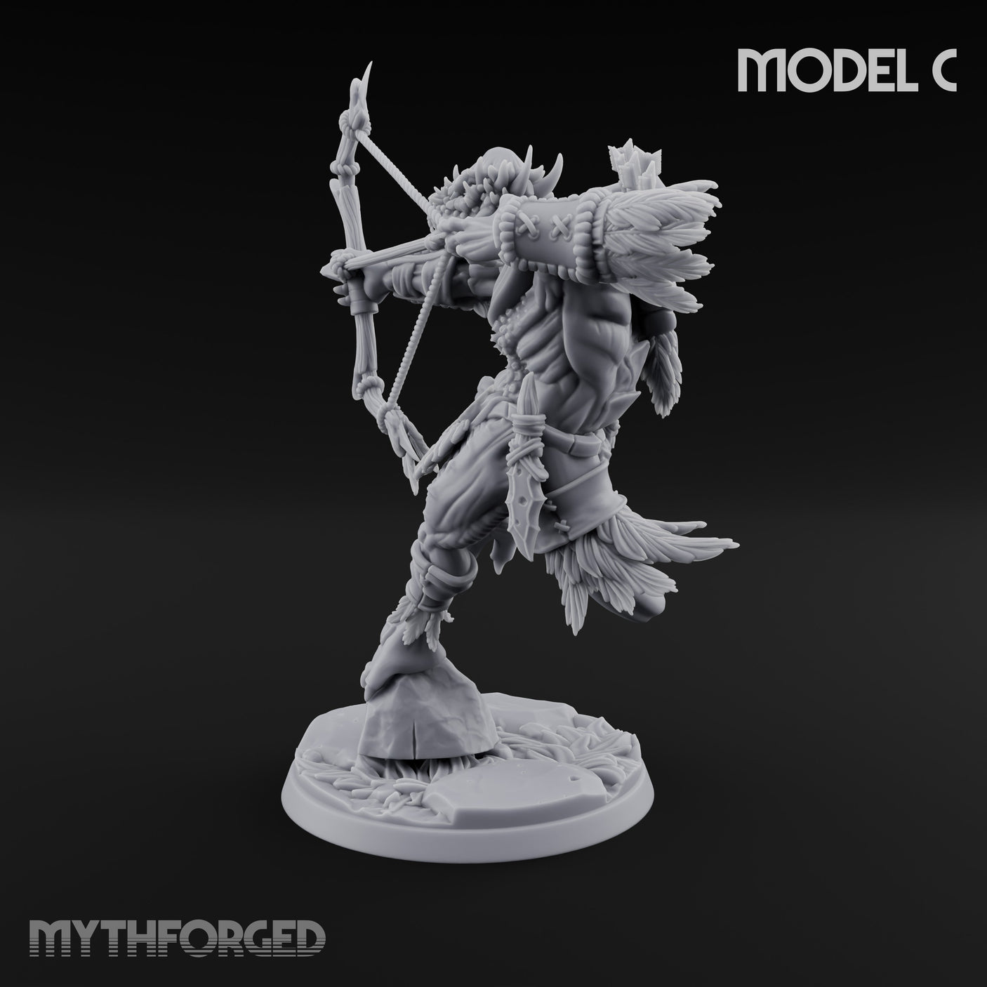 Arrow Nocking Lizardfolk Archer C gallery 7