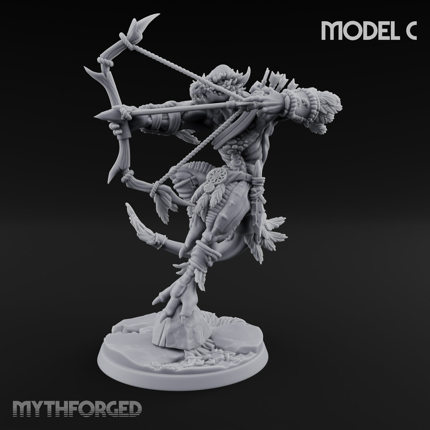 Arrow Nocking Lizardfolk Archer C gallery 9