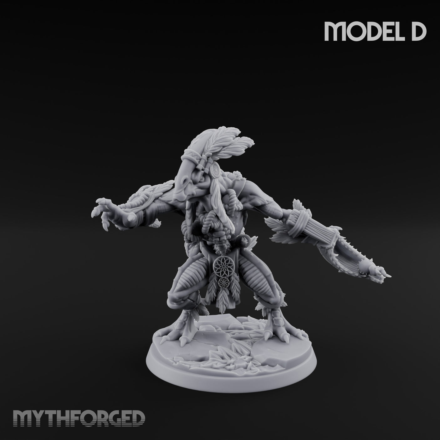 Arrow Nocking Lizardfolk Archer D gallery 8