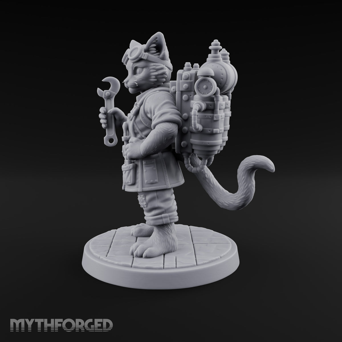 Nine Lives, One Loose Bolt Tabaxi Artificer