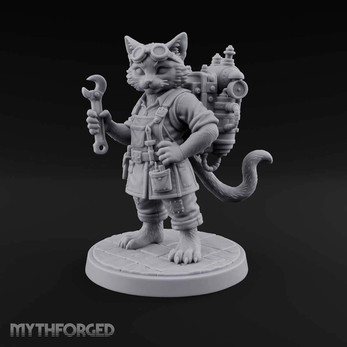 Nine Lives, One Loose Bolt Tabaxi Artificer
