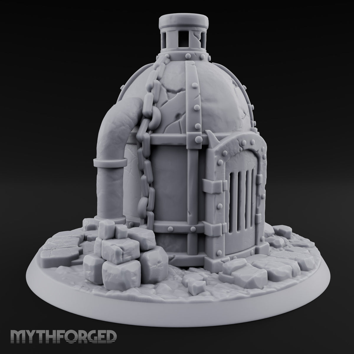 Everything Bolted Down Except Hope Industrial Battlefield Terrain Prop A