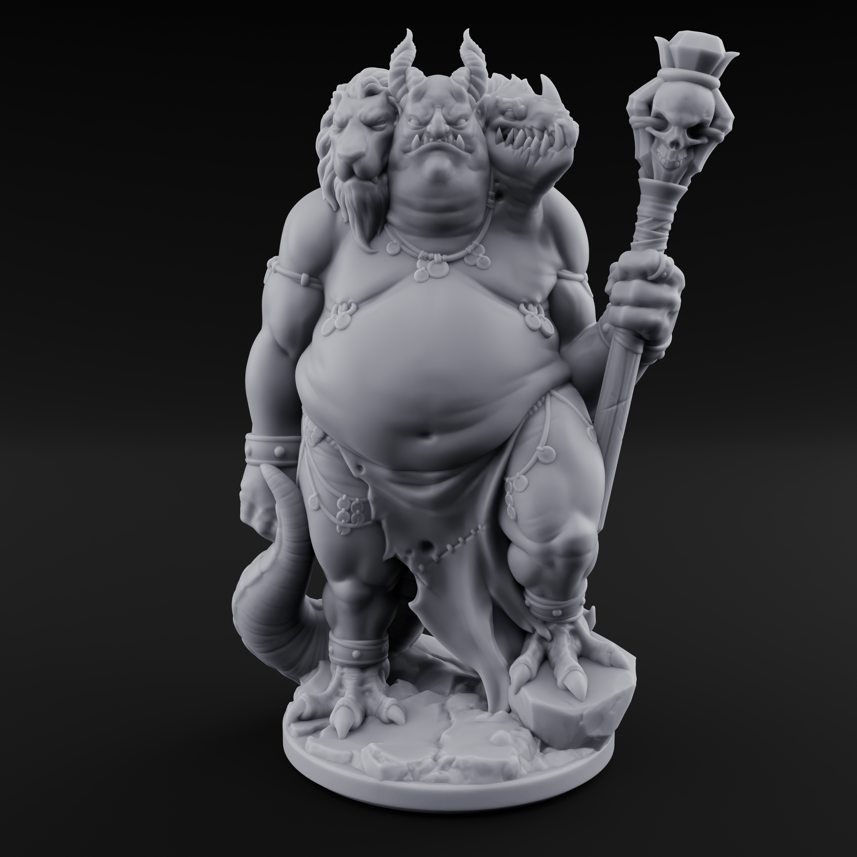 Three Heads Full Of Trouble Devil Overlord