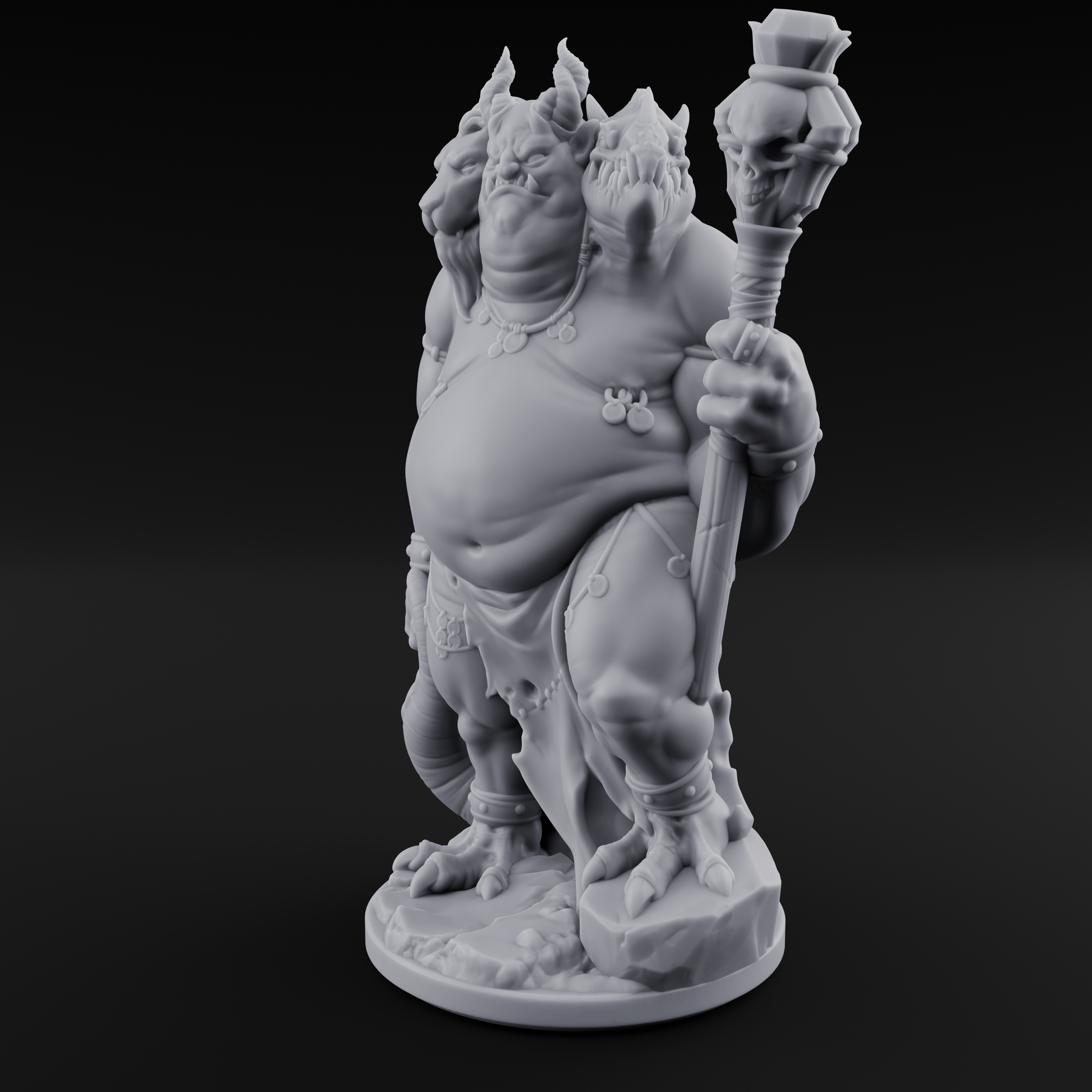 Three Heads Full Of Trouble Devil Overlord