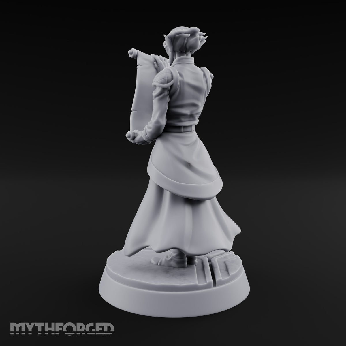 Terms and Conditions Apply Goblin Clerk with Scroll and Goggles