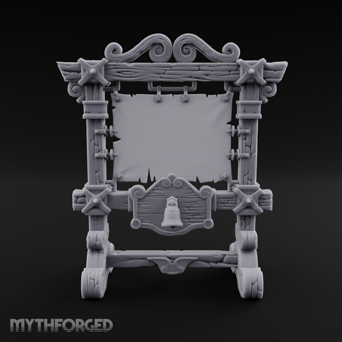 Pinned Down and Pending Wooden Display Stand