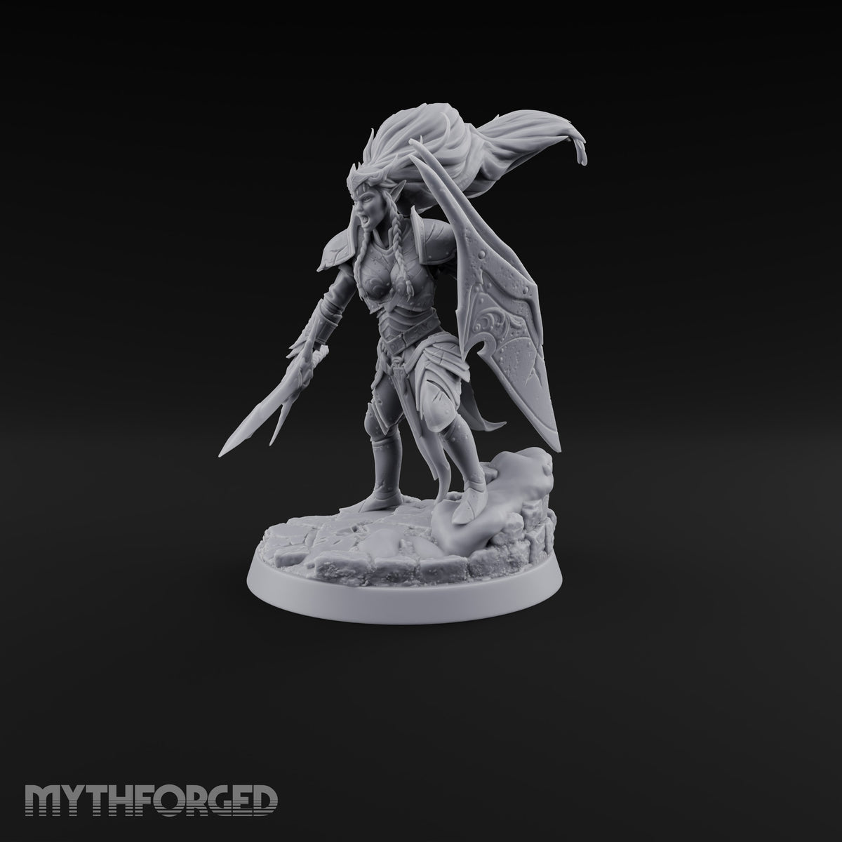 Not Giving an Inch Elf Shield Warrior B