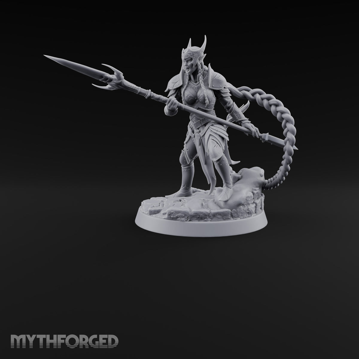 Lunge Now, Braid Later Elf Sentinel Spear Warrior A