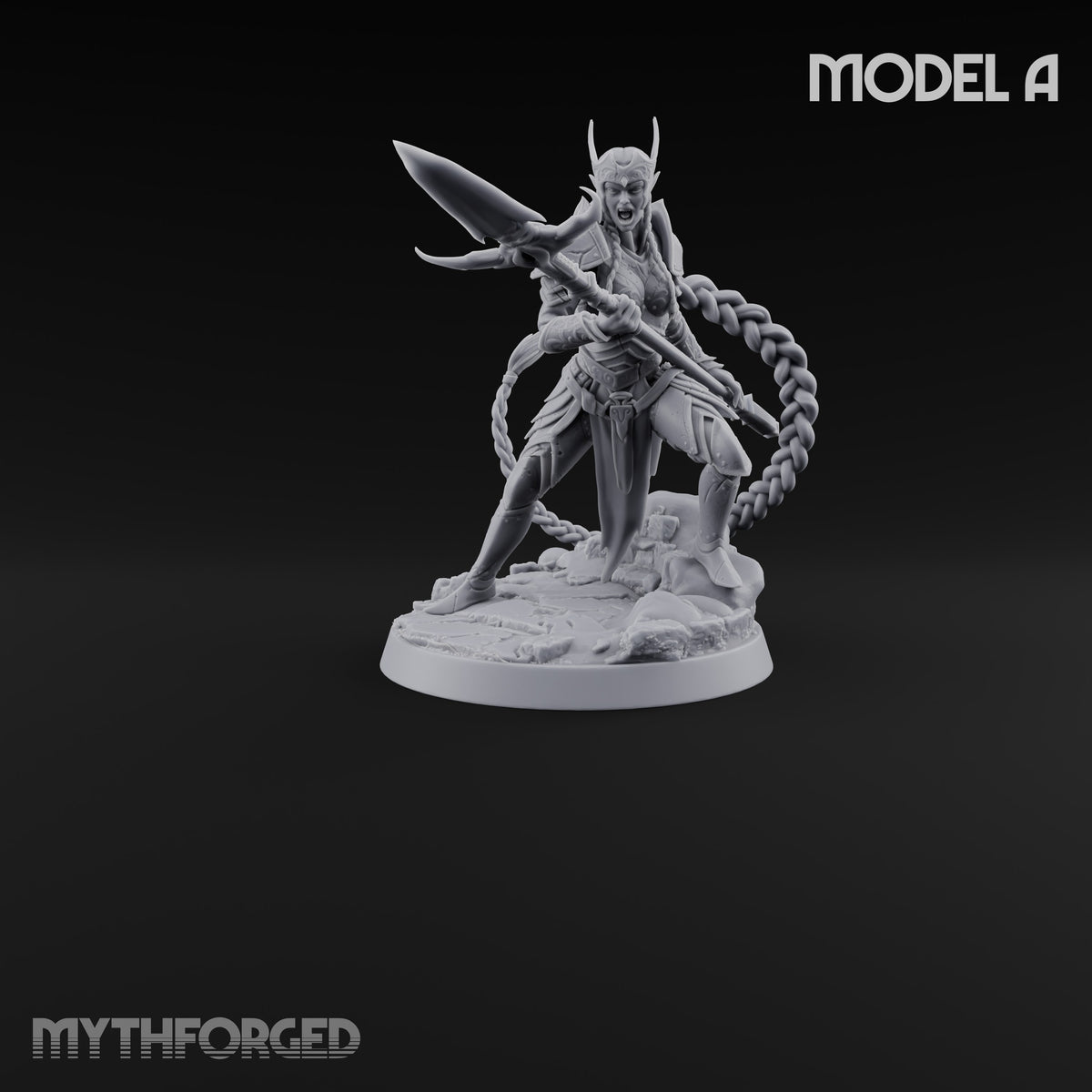 Lunge Now, Braid Later Elf Sentinel Spear Warrior A