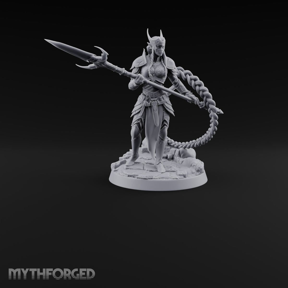 Lunge Now, Braid Later Elf Sentinel Spear Warriors — B