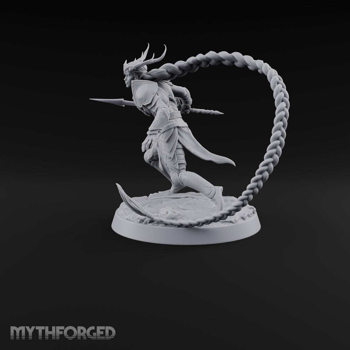 Braid Cracks Like a Whip Elf Sentinel Swordswoman A