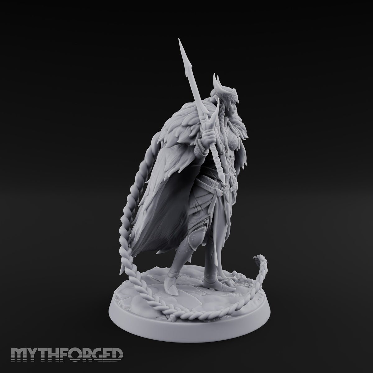 Braid Cracks Like a Whip Elf Sentinel Swordswomen — C