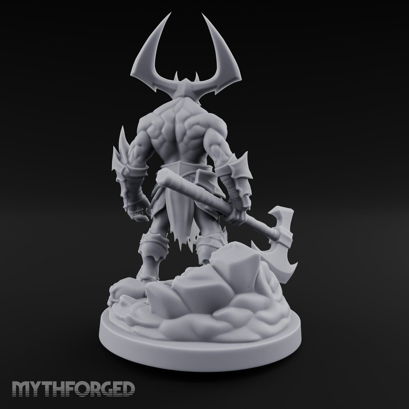 Axe Dragging Demon Warrior gallery 10
