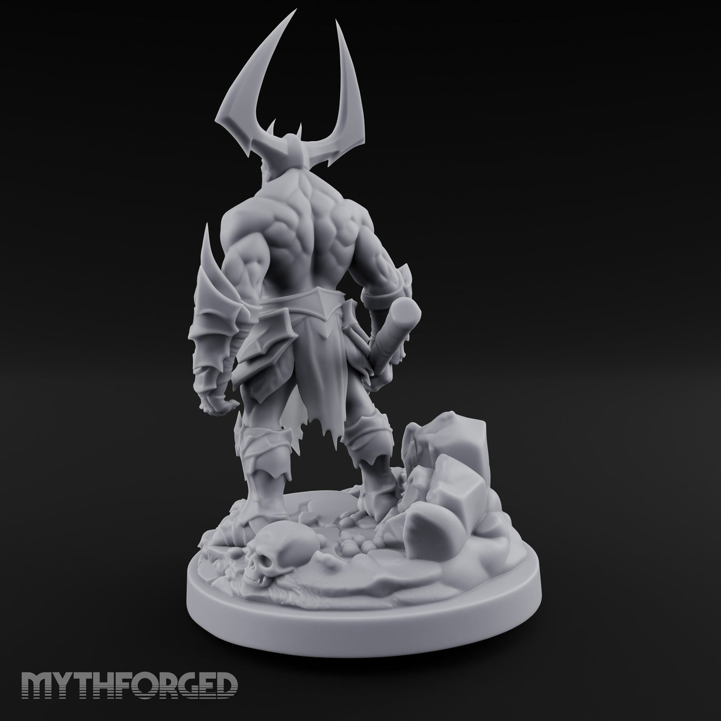 Axe Dragging Demon Warrior gallery 11
