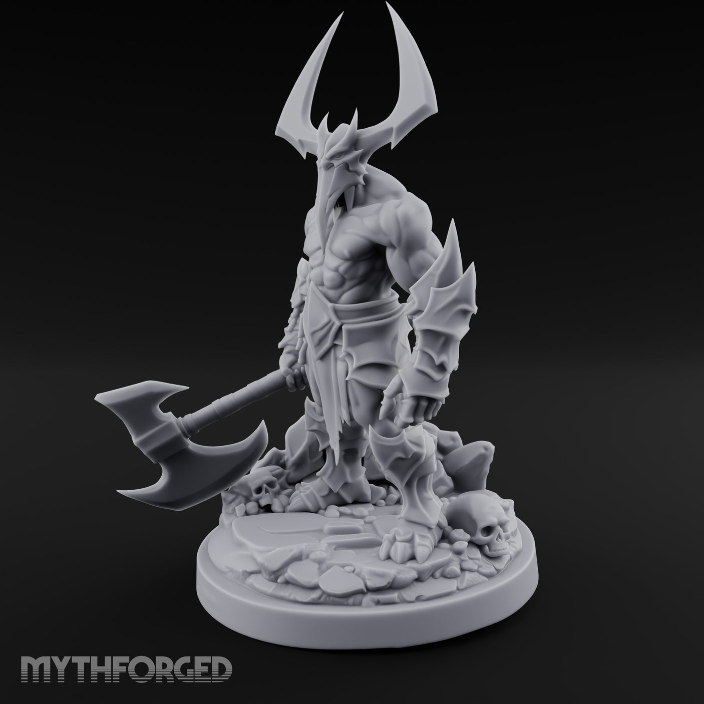 Axe Dragging Demon Warrior gallery 15