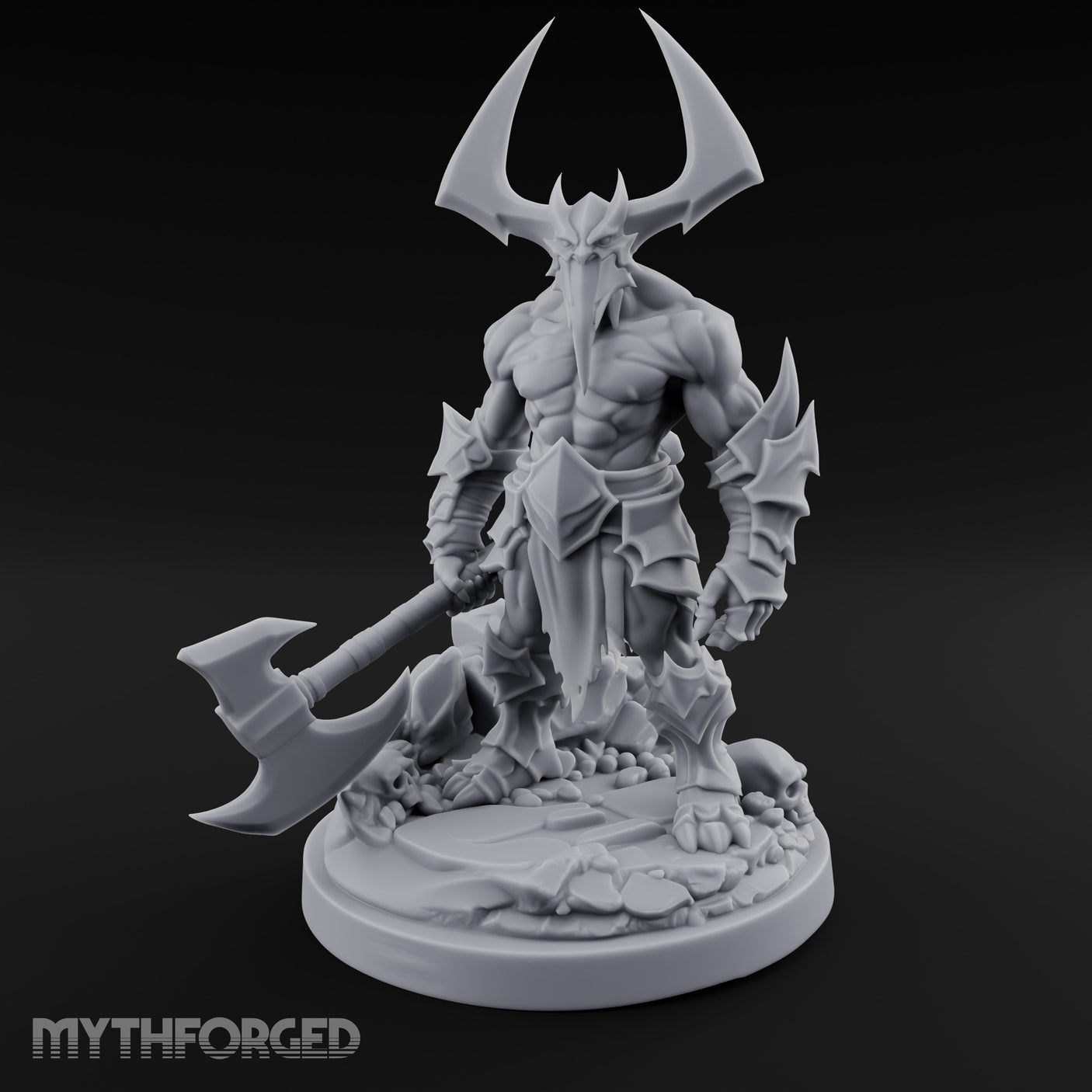 Axe Dragging Demon Warrior gallery 17