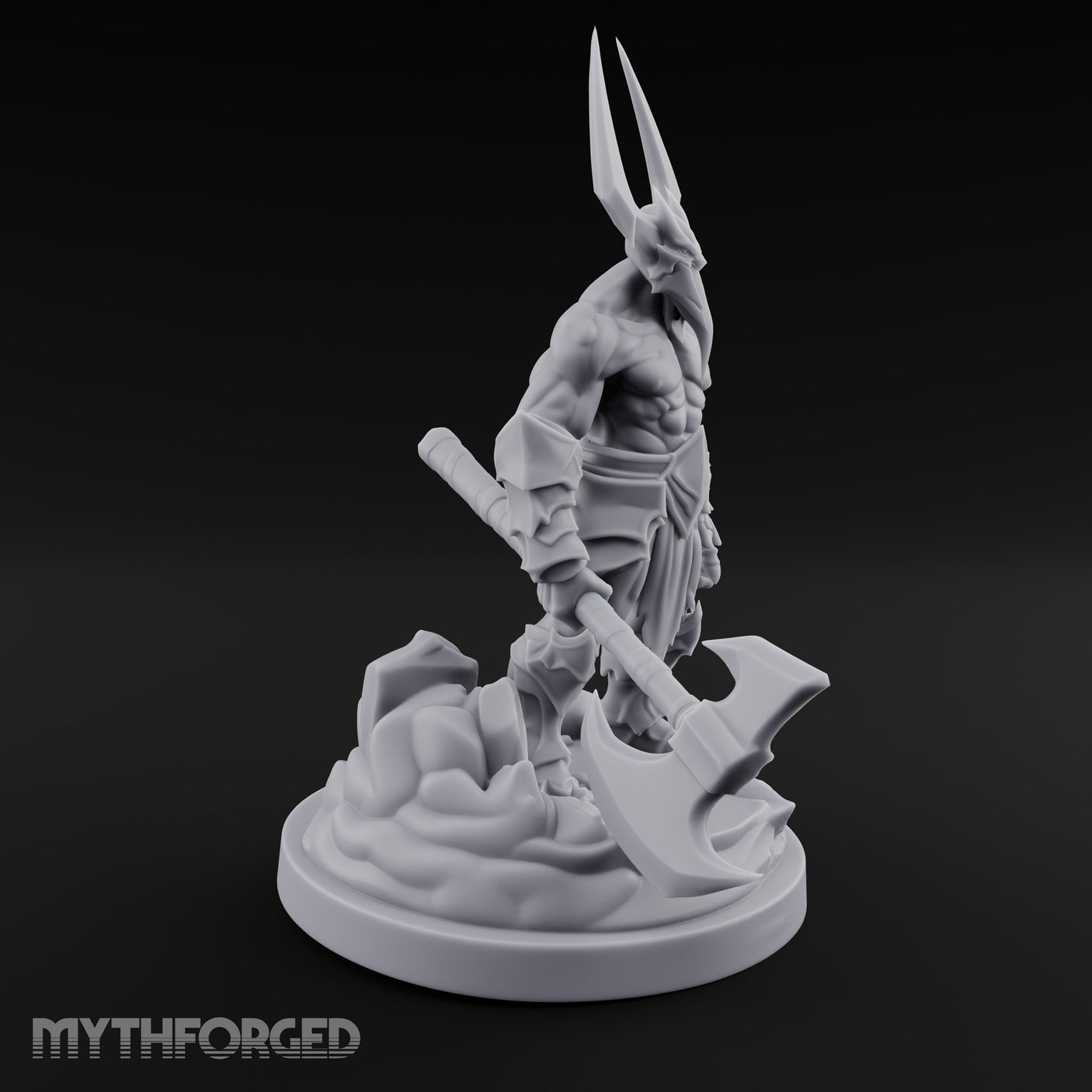 Axe Dragging Demon Warrior gallery 6