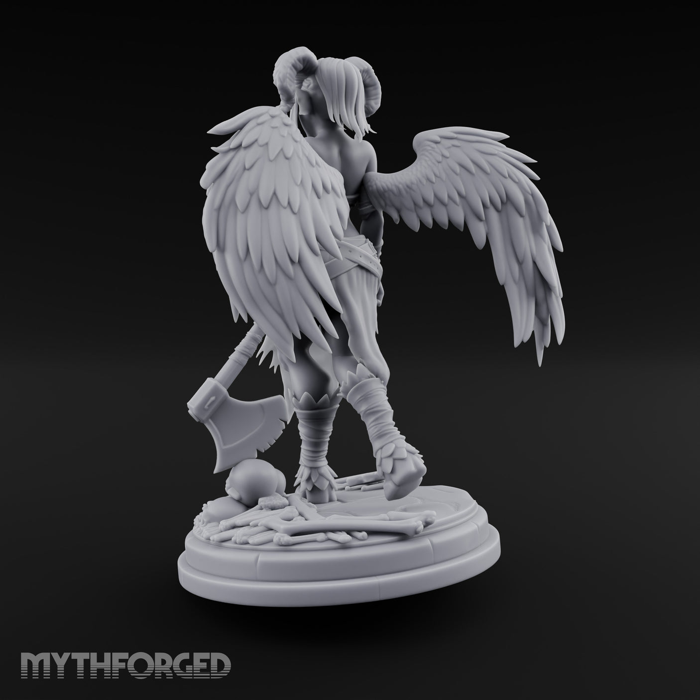 Axe Dragging Sack Clutching Demon Warrior gallery 12