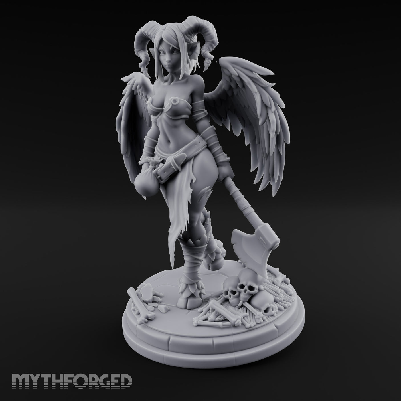 Axe Dragging Sack Clutching Demon Warrior gallery 18