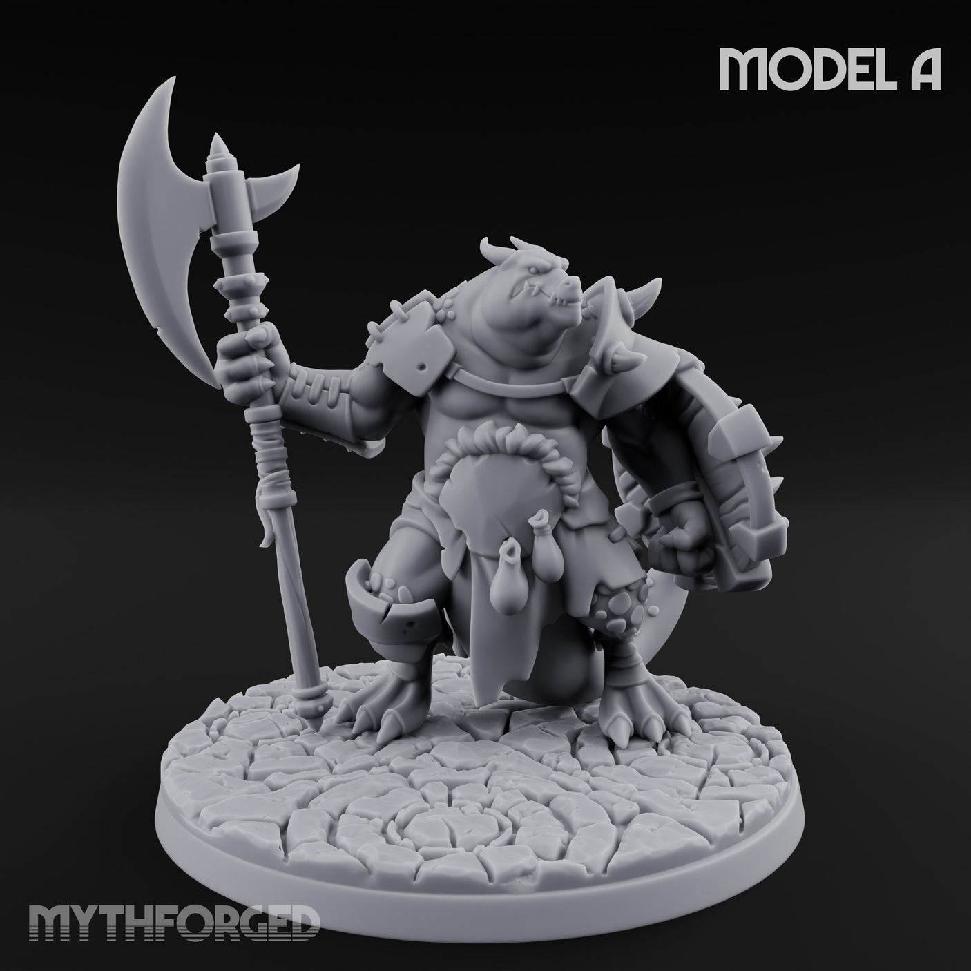 Axe Hauling Kobold Brutes Miniature for Dungeons and Dragons, Pathfinder or other TTRPGs