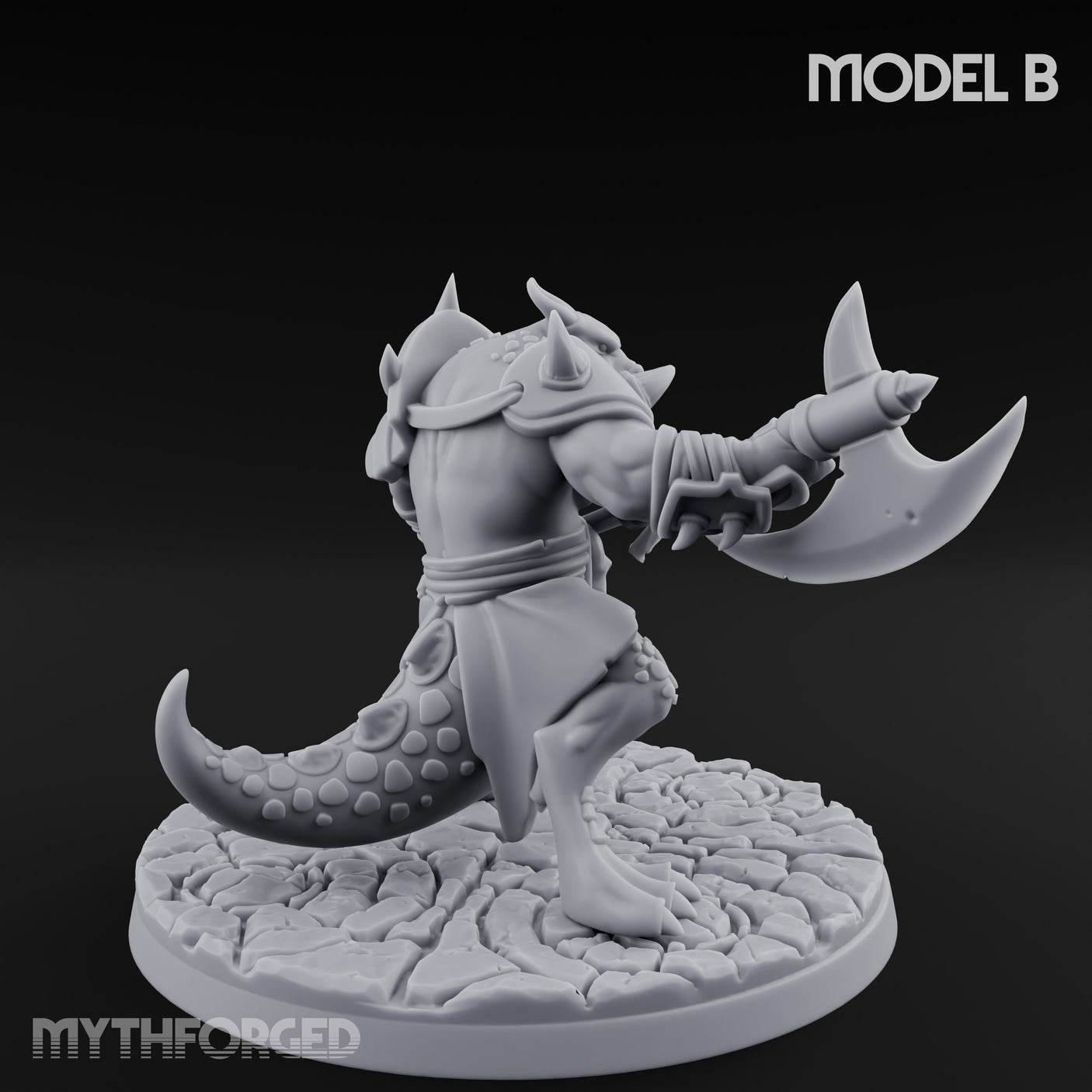Axe Hauling Kobold Brutes Miniature for Dungeons and Dragons, Pathfinder or other TTRPGs