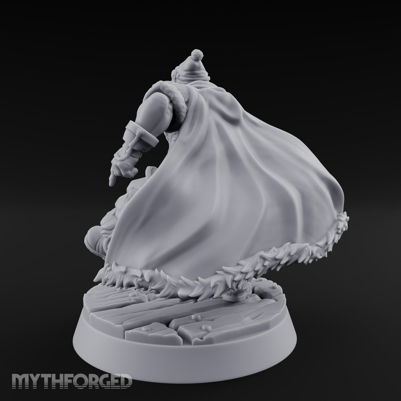 Axe Swinging Climber Miniature for Dungeons and Dragons, Pathfinder or other TTRPGs