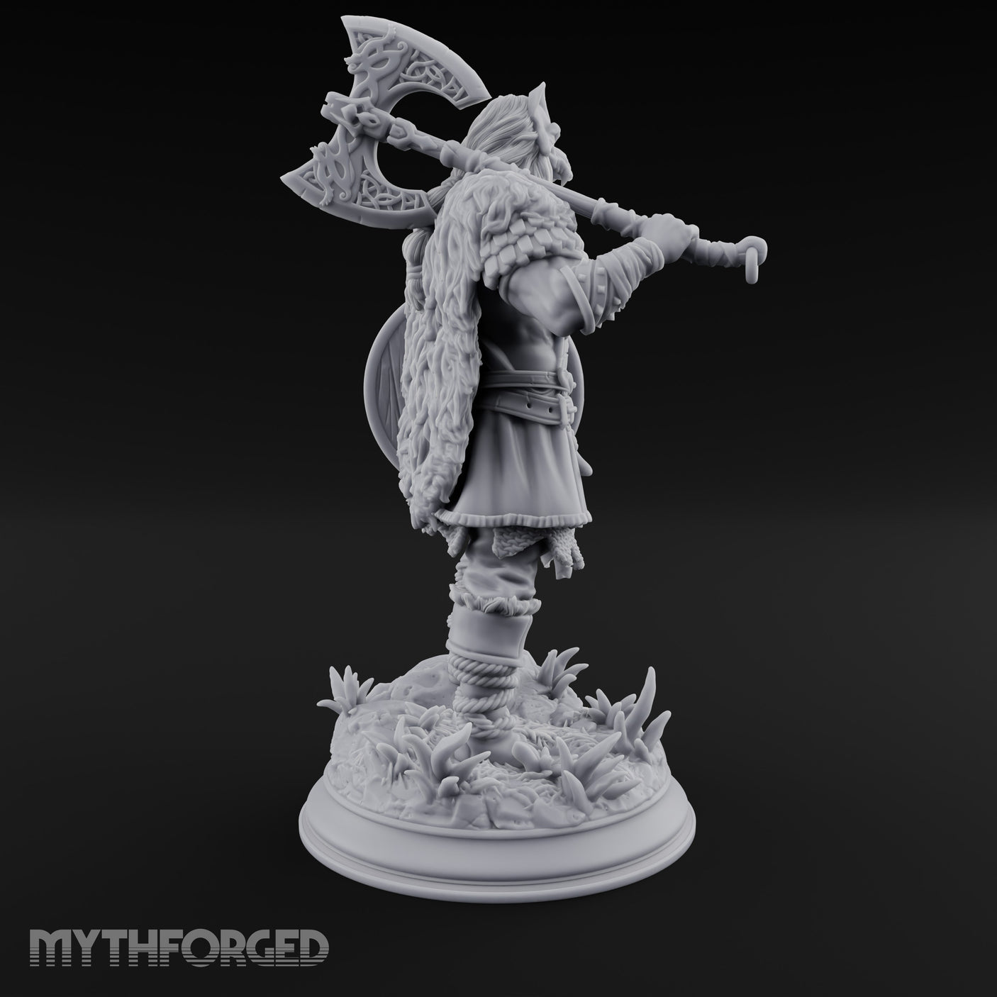 Axe Swinging Shield Bearing Cat Masked Warrior gallery 8