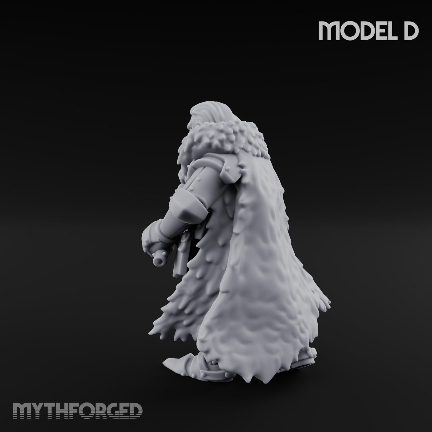 Axe Wielding Ragged Human Marauder D Miniature for Dungeons and Dragons, Pathfinder or other TTRPGs