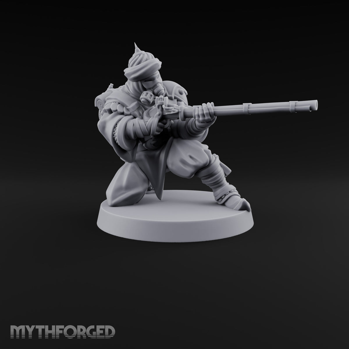 No Breath Breaks Formation Human Gas-Masked Soldier C — Gasmask