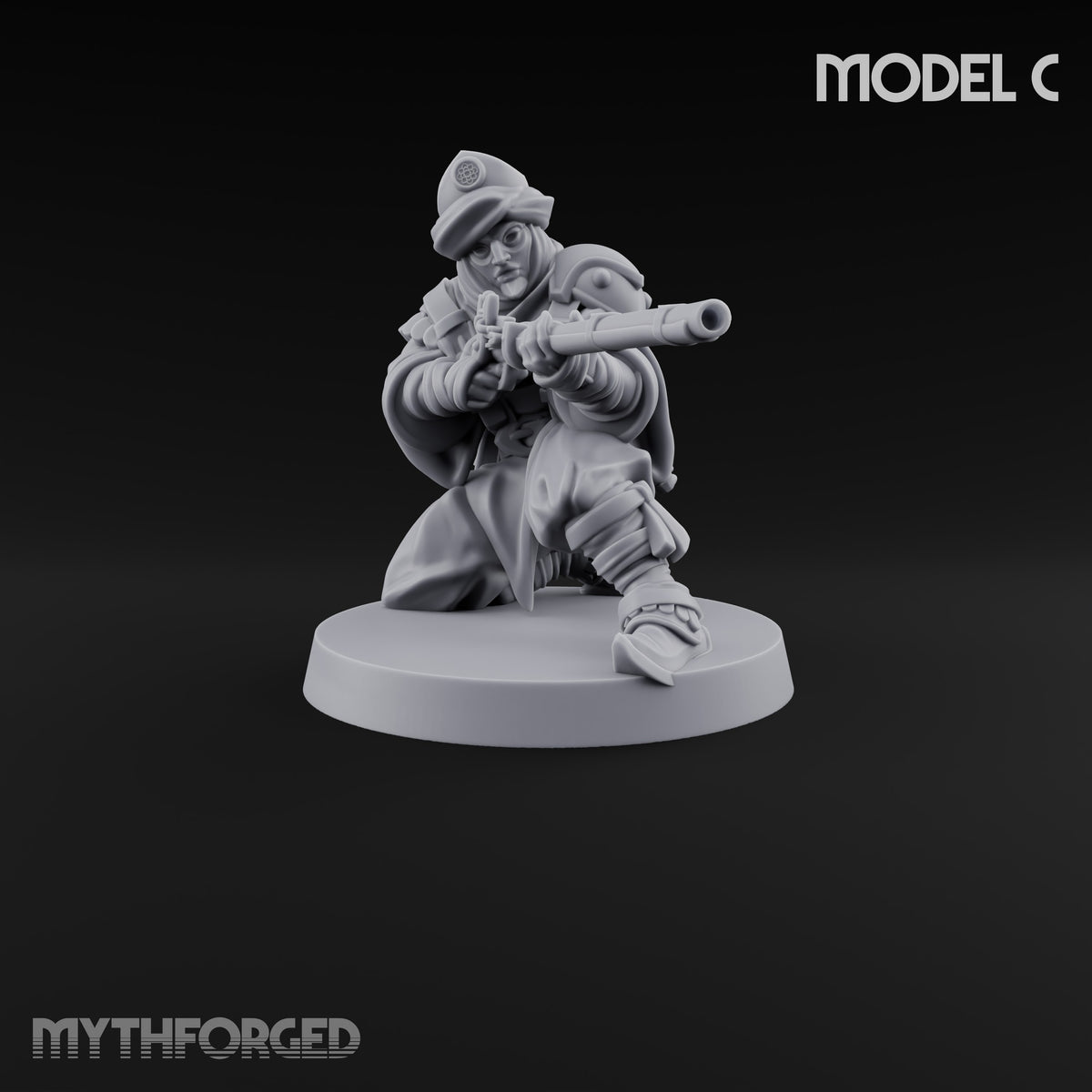 No Breath Breaks Formation Human Gas-Masked Soldier C — Mask