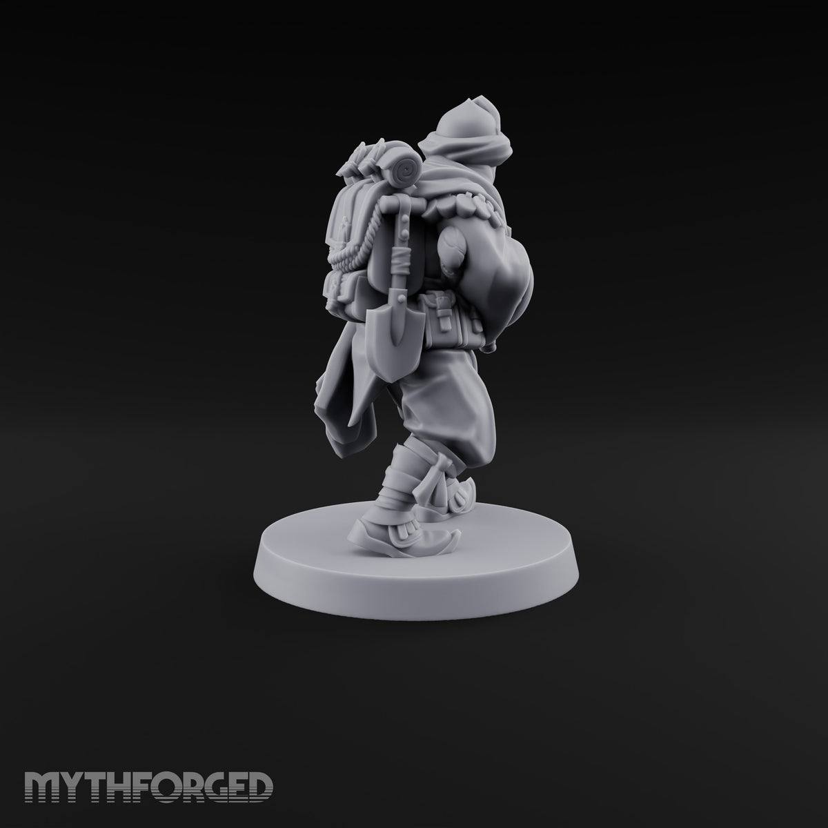 No Breath Breaks Formation Human Gas-Masked Soldier D — Mask