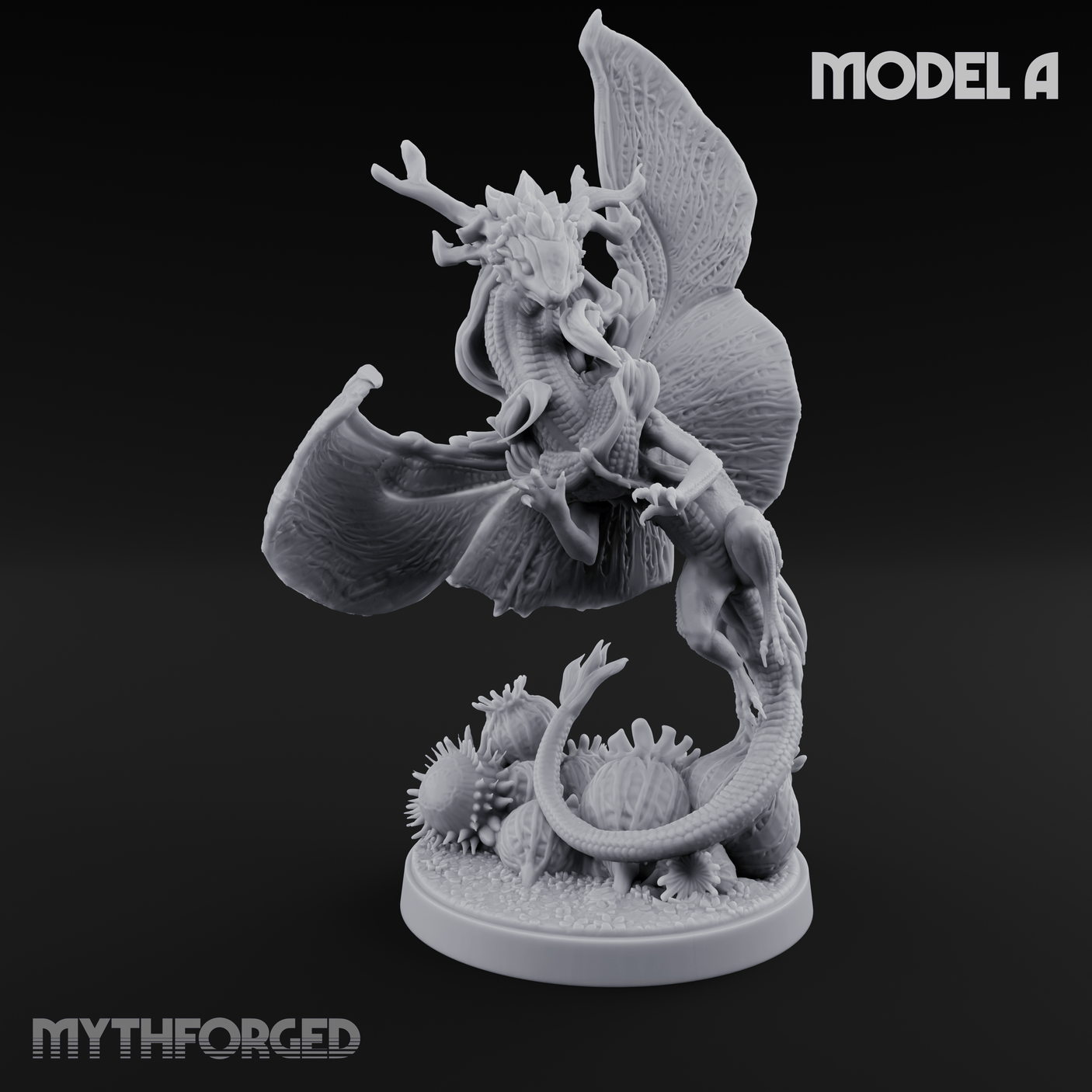 Stretching Faerie Dragons A Miniature for Dungeons and Dragons, Pathfinder or other TTRPGs