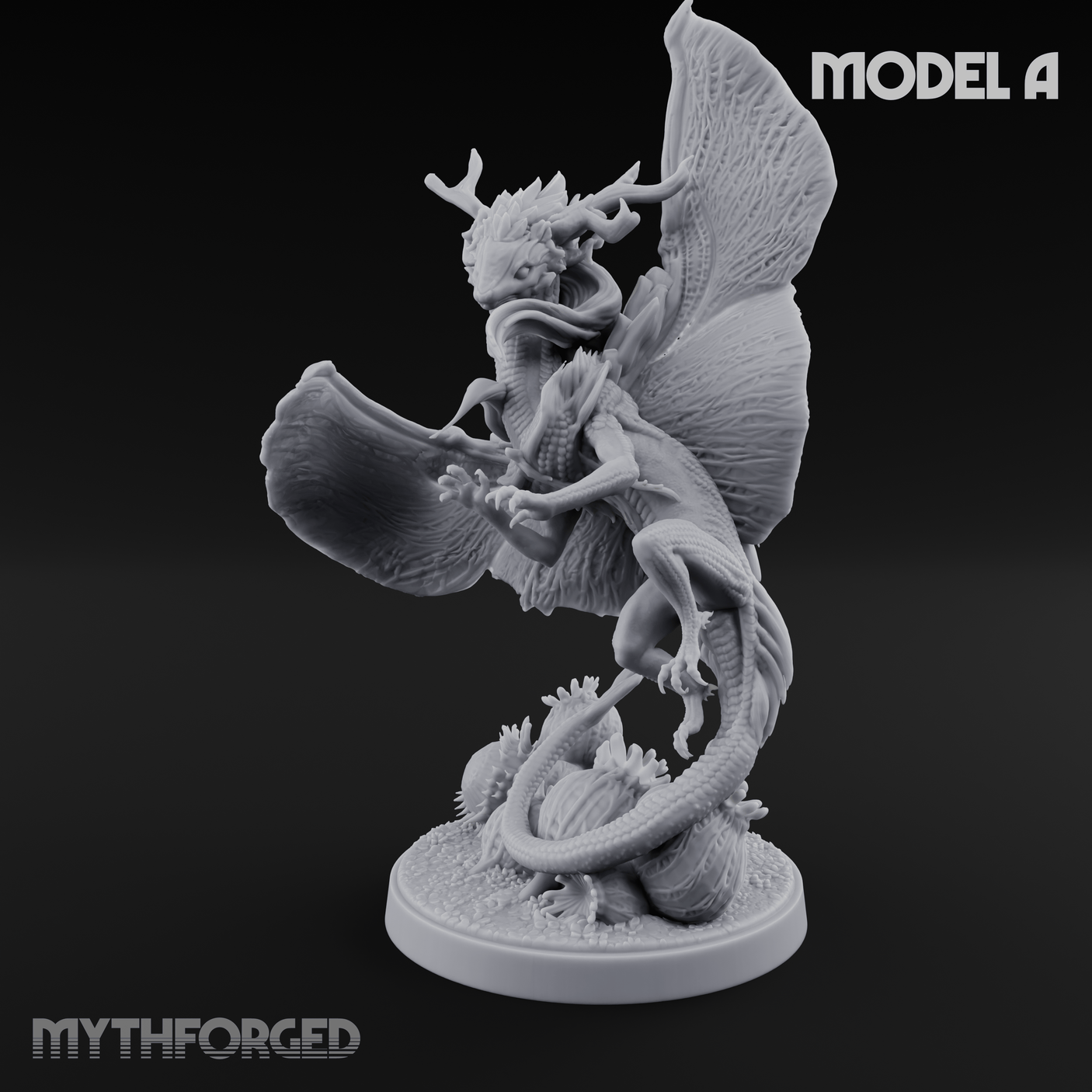 Stretching Faerie Dragons A Miniature for Dungeons and Dragons, Pathfinder or other TTRPGs