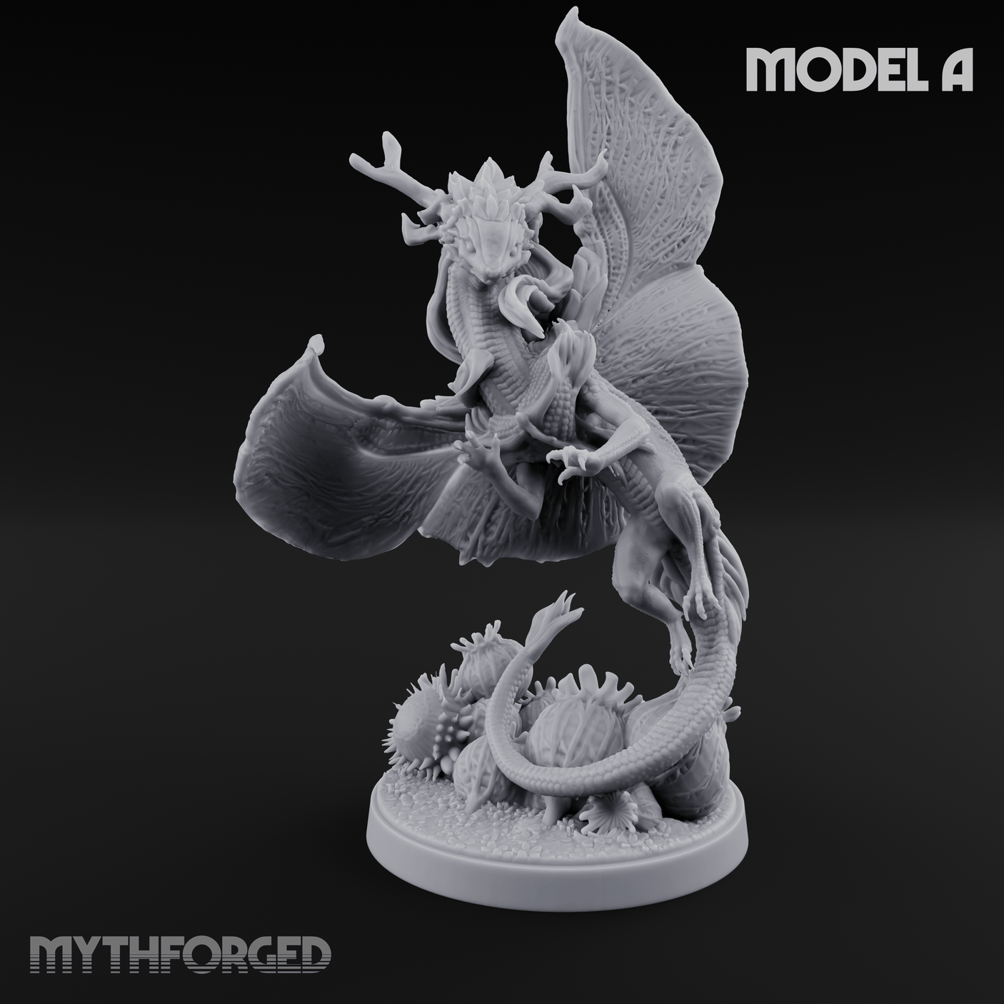 Stretching Faerie Dragons A Miniature for Dungeons and Dragons, Pathfinder or other TTRPGs