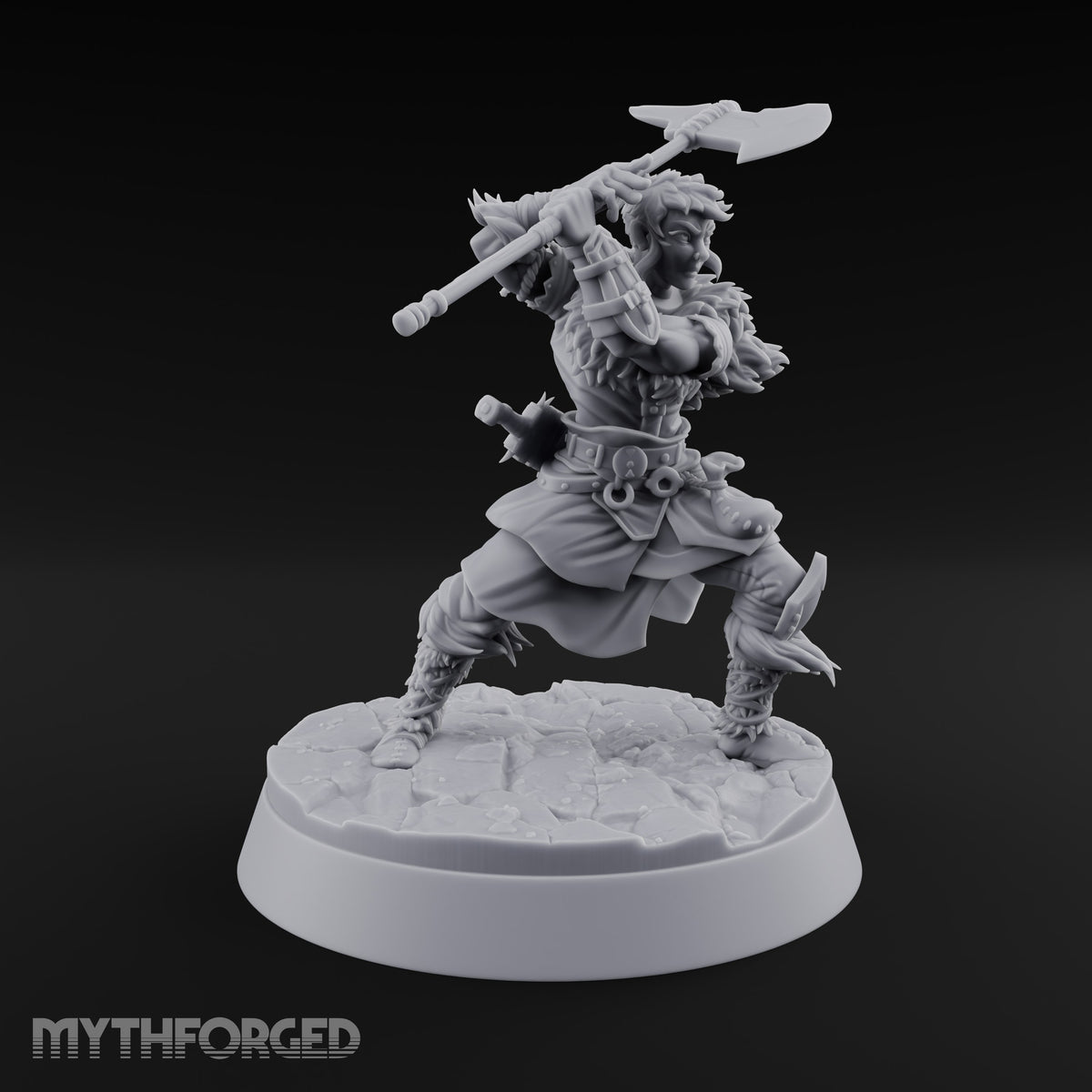 Furs Still Frosted Human Barbarian B — Greataxe