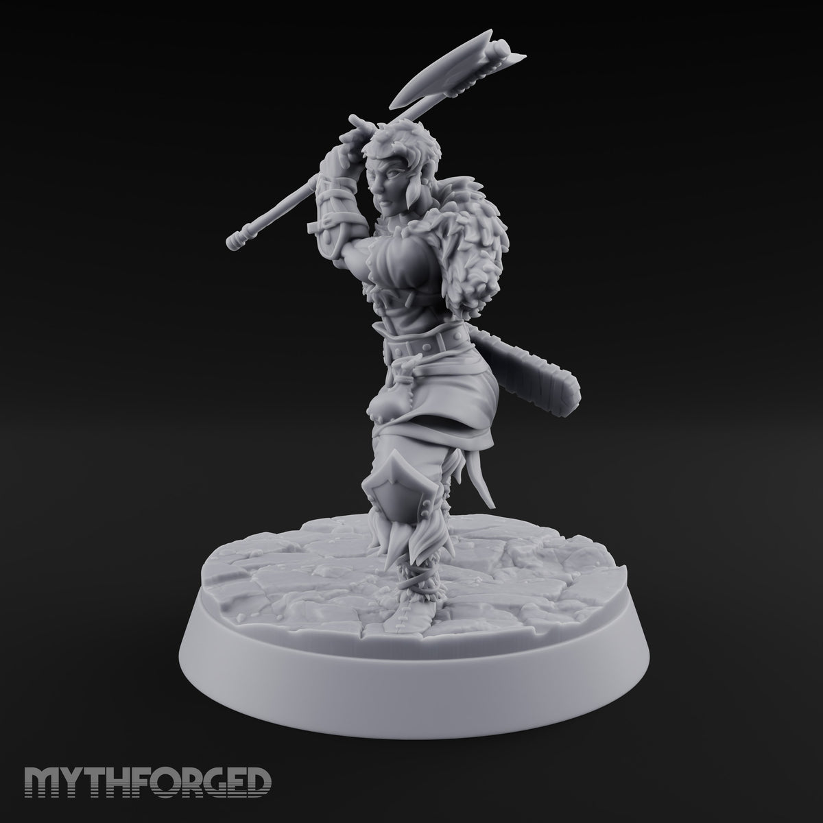 Furs Still Frosted Human Barbarian B — Greataxe