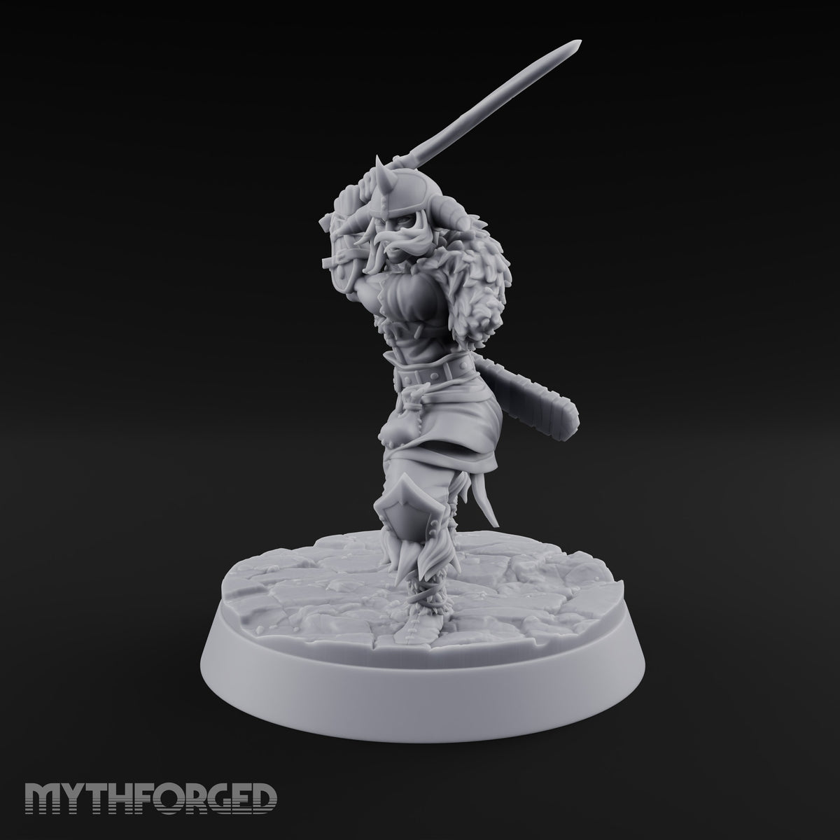 Furs Still Frosted Human Barbarian B — Greatsword