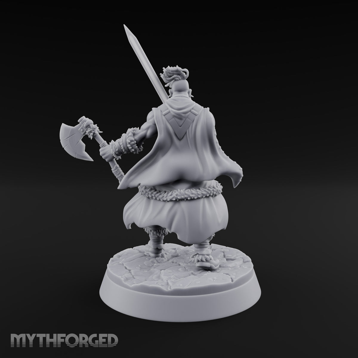 Furs Still Frosted Human Barbarian C — Sword & Axe