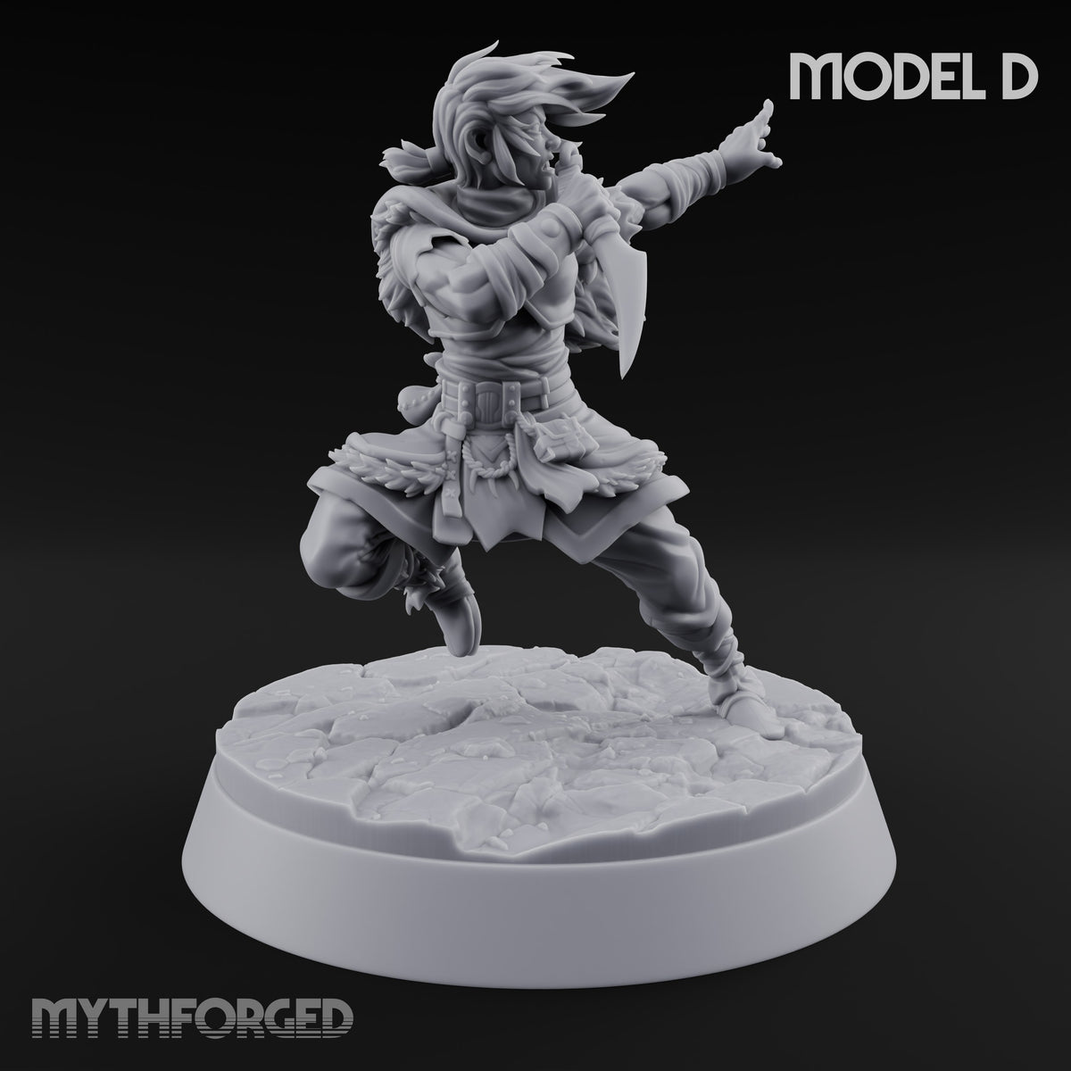 Furs Still Frosted Human Barbarians — D · Sword & Knife + Polearm + Shield & Hatchet + Dagger