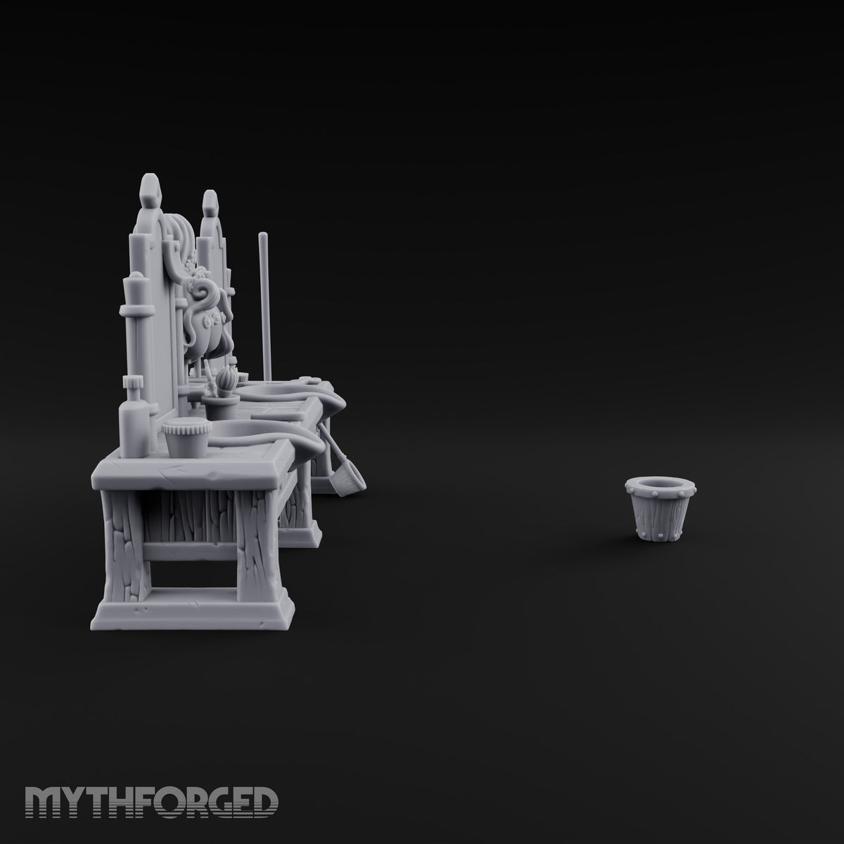 Rinse, Then Repeat Wooden Barber Shop Washbasin Bench