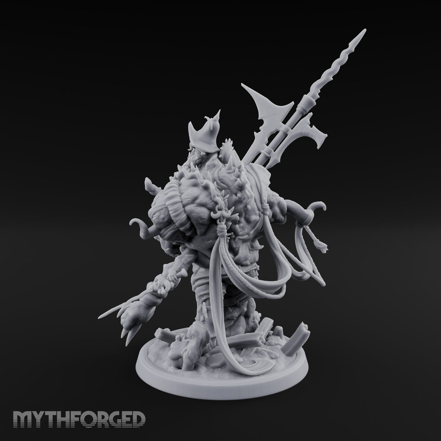 Barnacle Encrusted Dead Sailor B Miniature for Dungeons and Dragons, Pathfinder or other TTRPGs