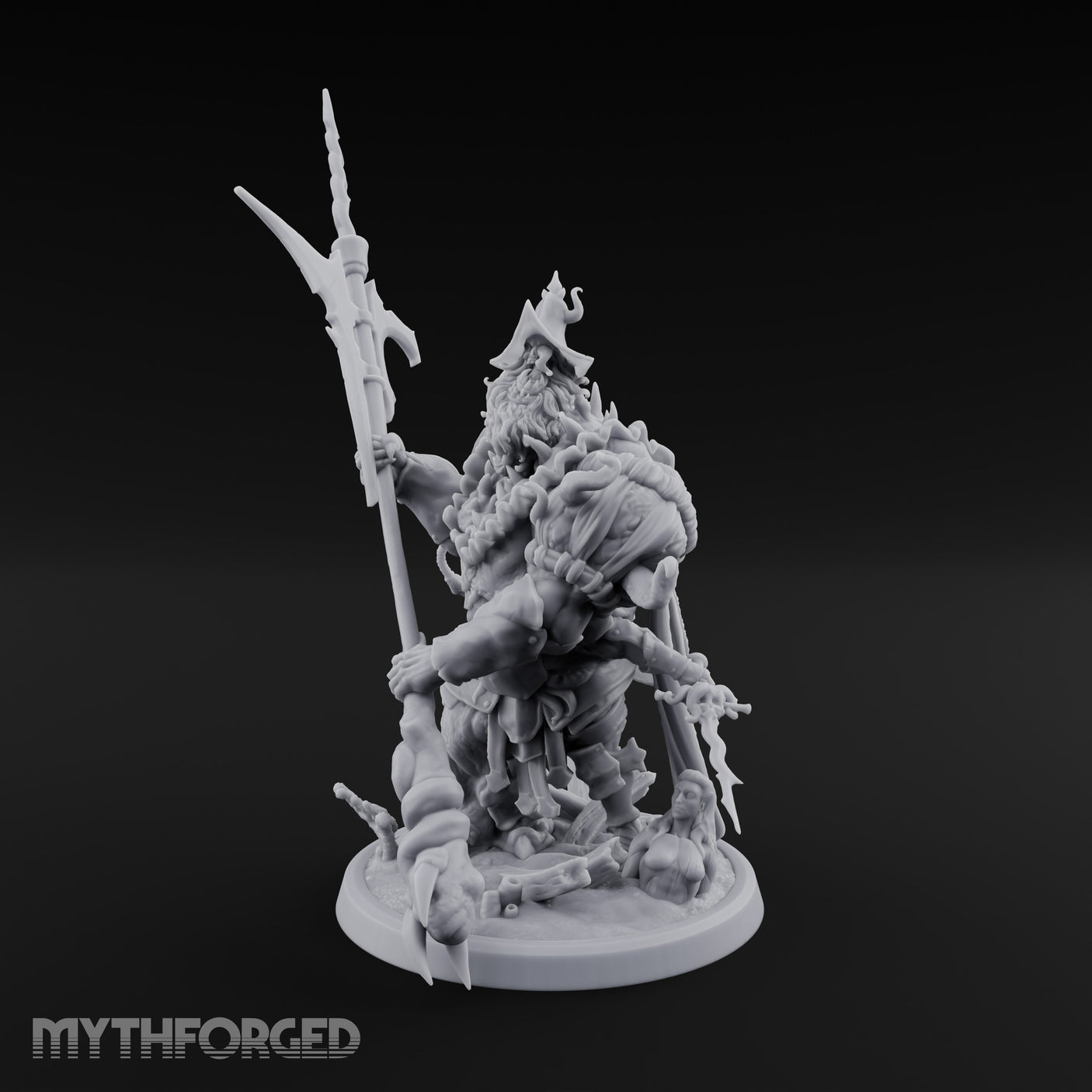 Barnacle Encrusted Dead Sailor B Miniature for Dungeons and Dragons, Pathfinder or other TTRPGs