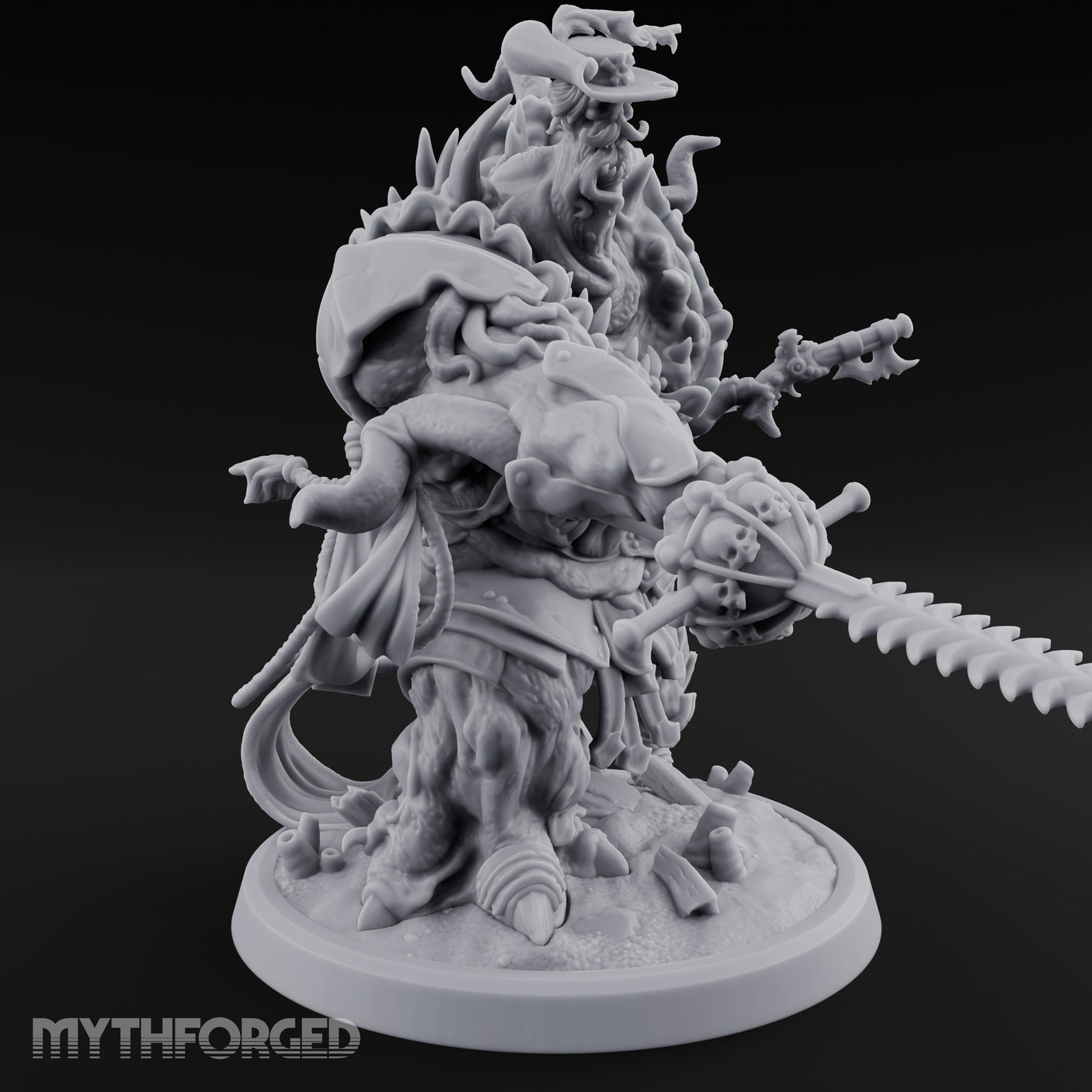 Barnacle Encrusted Dead Sailor C Miniature for Dungeons and Dragons, Pathfinder or other TTRPGs