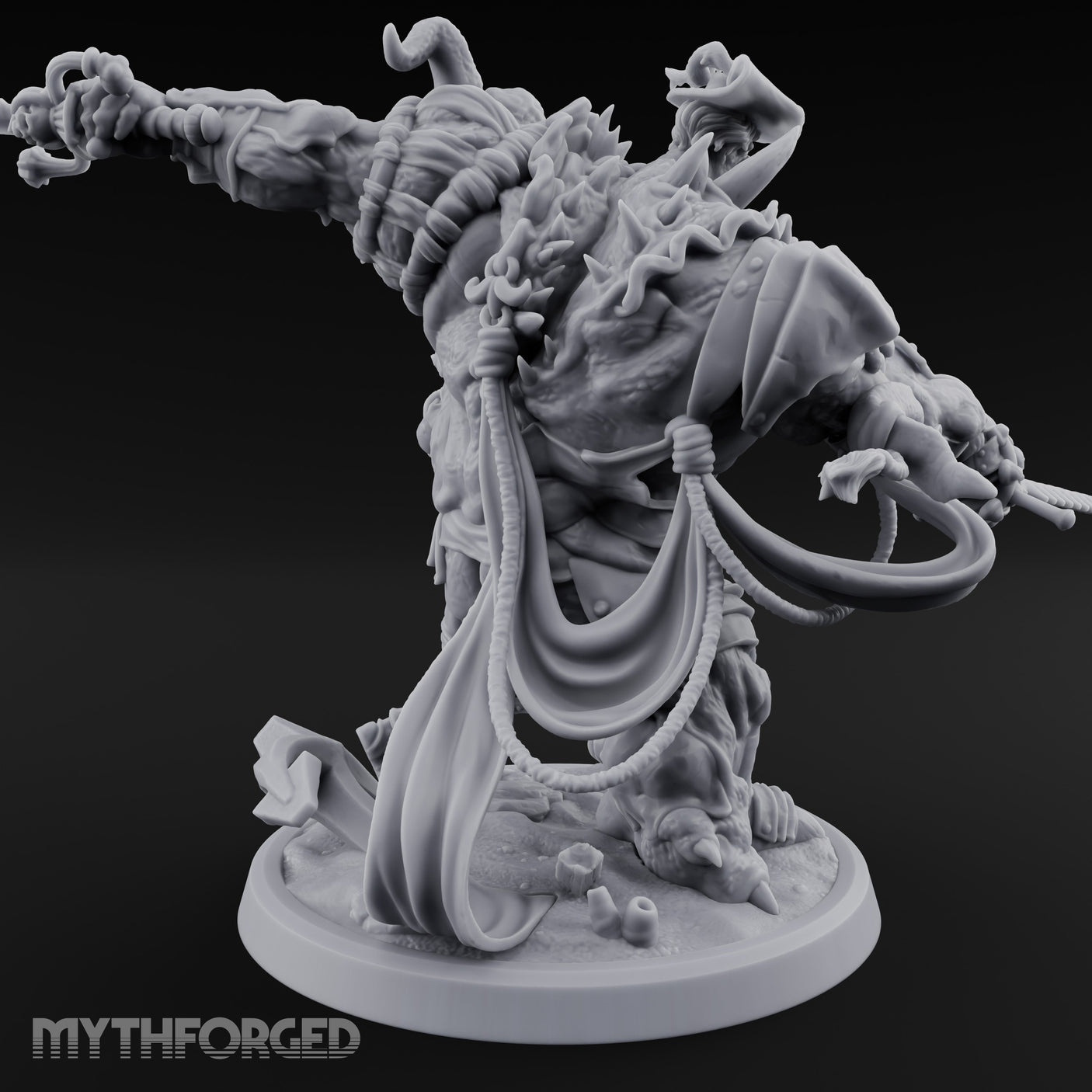 Barnacle Encrusted Dead Sailor C Miniature for Dungeons and Dragons, Pathfinder or other TTRPGs
