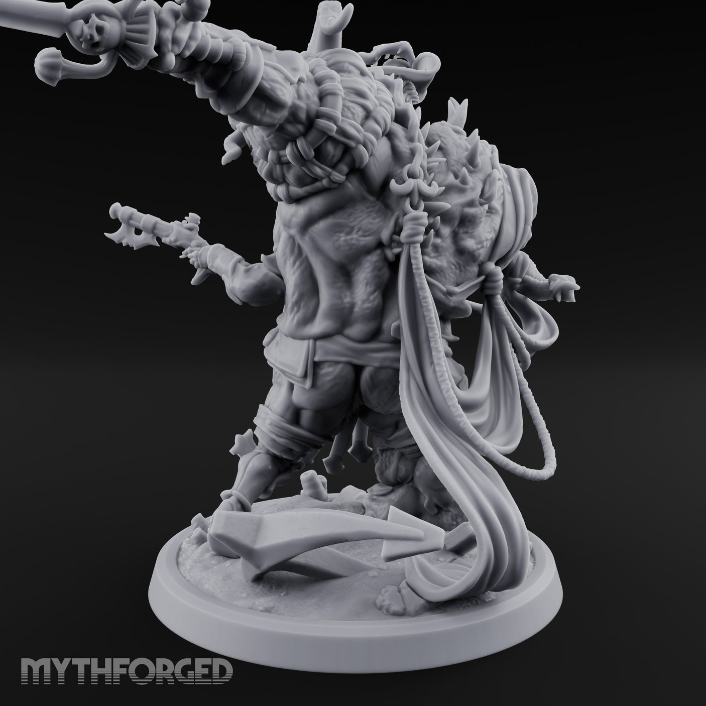 Barnacle Encrusted Dead Sailor C Miniature for Dungeons and Dragons, Pathfinder or other TTRPGs
