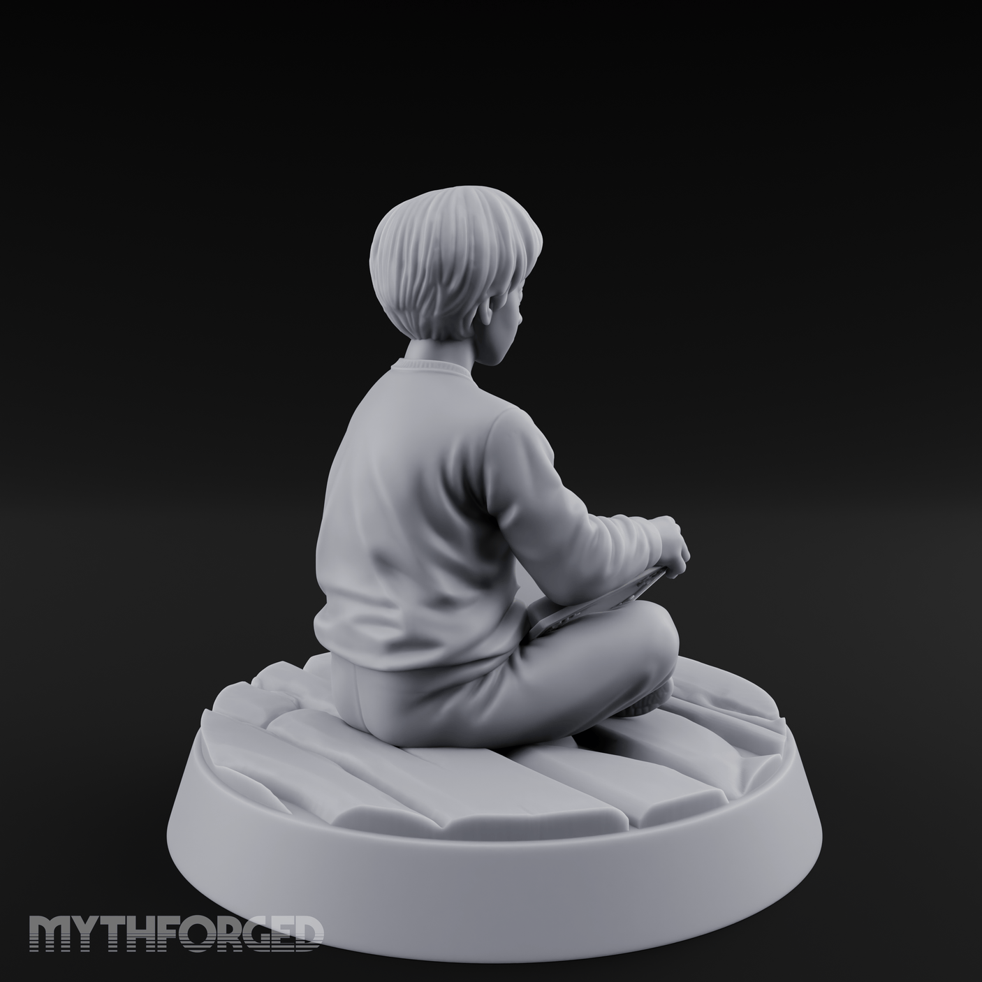 Magic Conjuring Young Boy Miniature for Dungeons and Dragons, Pathfinder or other TTRPGs