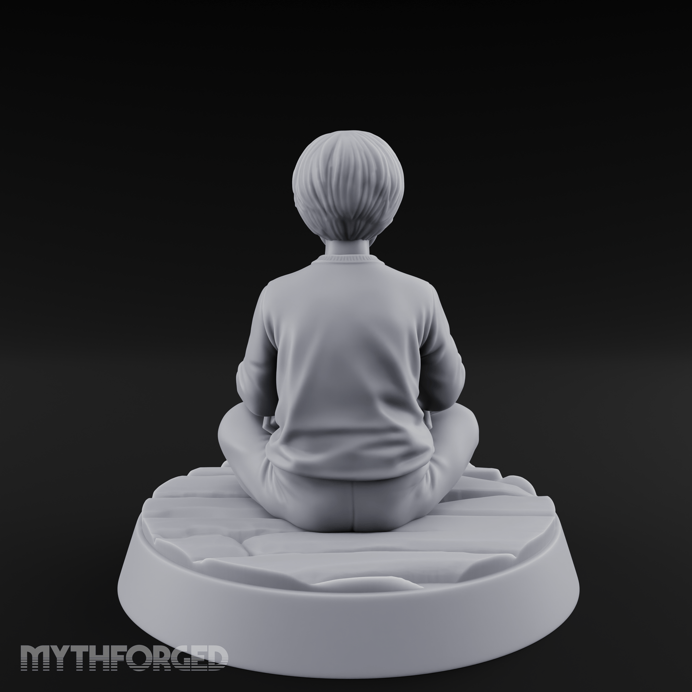 Magic Conjuring Young Boy Miniature for Dungeons and Dragons, Pathfinder or other TTRPGs