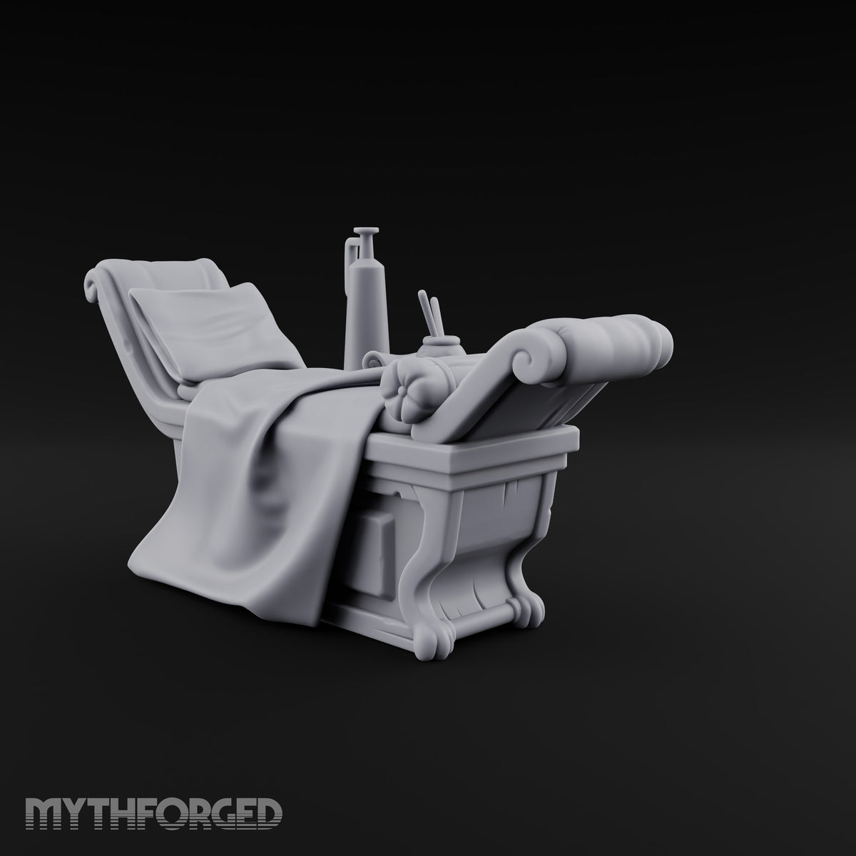 Steam Rises, Shoulders Drop Ornate Bathhouse Terrain B