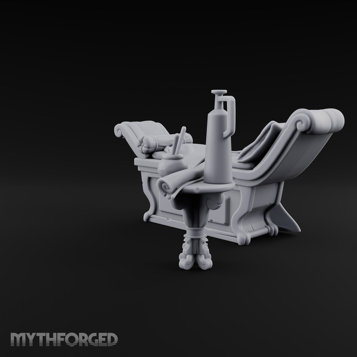 Steam Rises, Shoulders Drop Ornate Bathhouse Terrain B